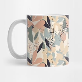 Organic Vintage Colorful Floral Pattern - 09 Mug